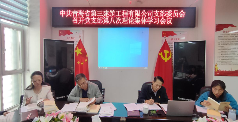 三建公司黨支部召開第八次理論集體學(xué)習(xí)會 ----集團黨委委員、紀委書記講主題教育專題黨課